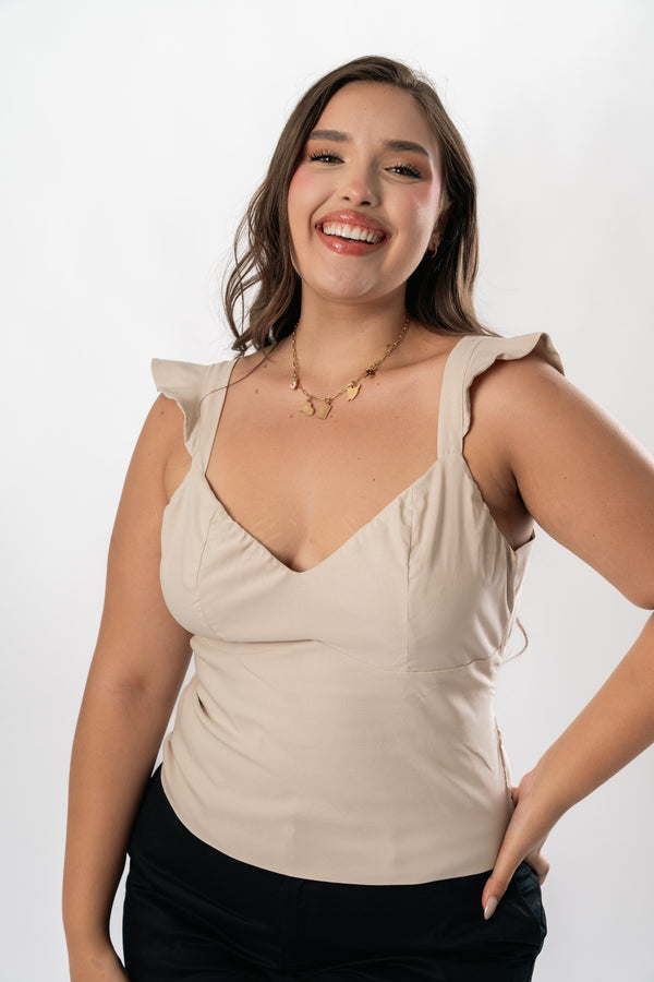 BLUSA ESCOTE ESPALDA