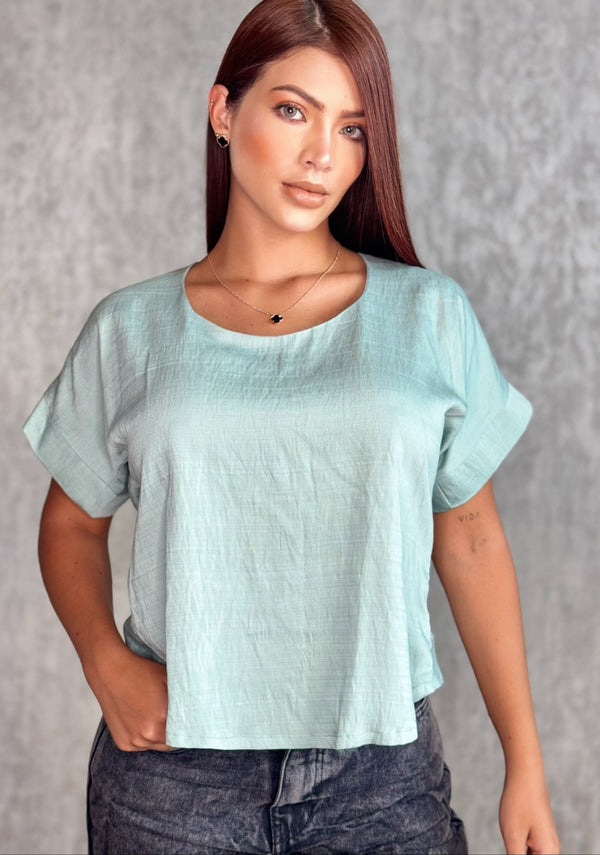 BLUSA ESCOTE ESPALDA