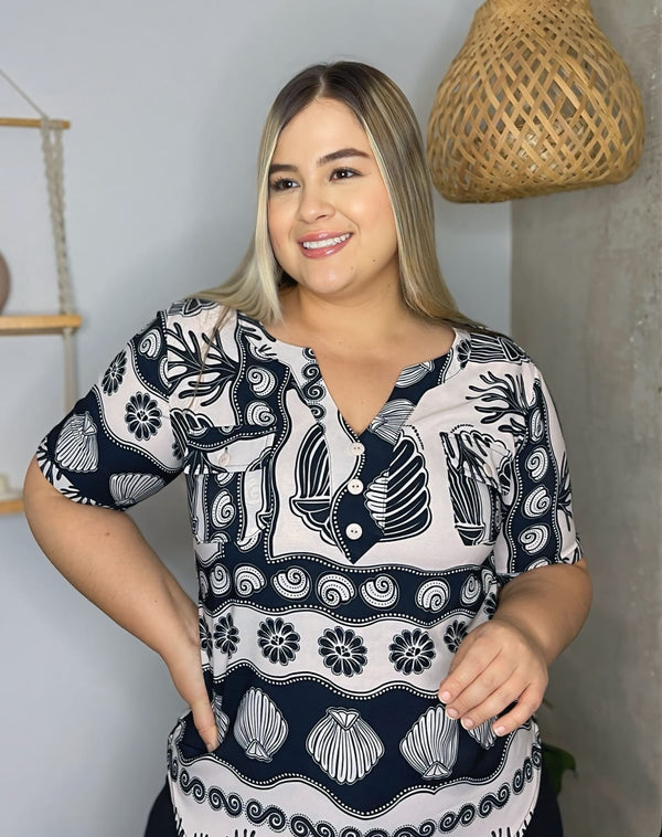 BLUSA BOTONES